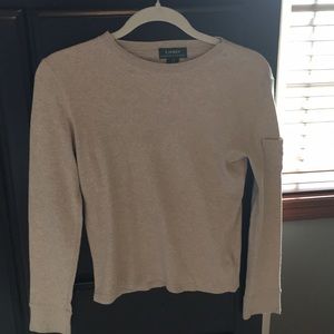 Ralph Lauren ribbed tee.